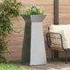 Fioriera a colonna VidaXL 2 pezzi argento 40 x 40 x 100 cm