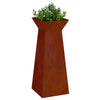Fioriera a colonna VidaXL argento 40 x 40 x 100 cm