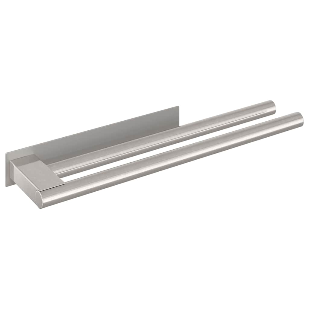 Portasciugamani Vidaxx argento 40 x 9 x 4 cm in acciaio inossidabile
