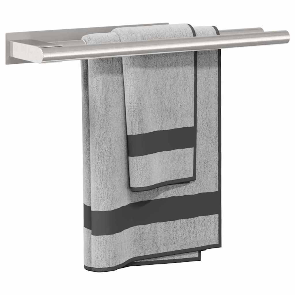 Portasciugamani Vidaxx argento 40 x 9 x 4 cm in acciaio inossidabile