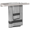 Vidaxx toallero plateado 40 x 9 x 4 cm acero inoxidable
