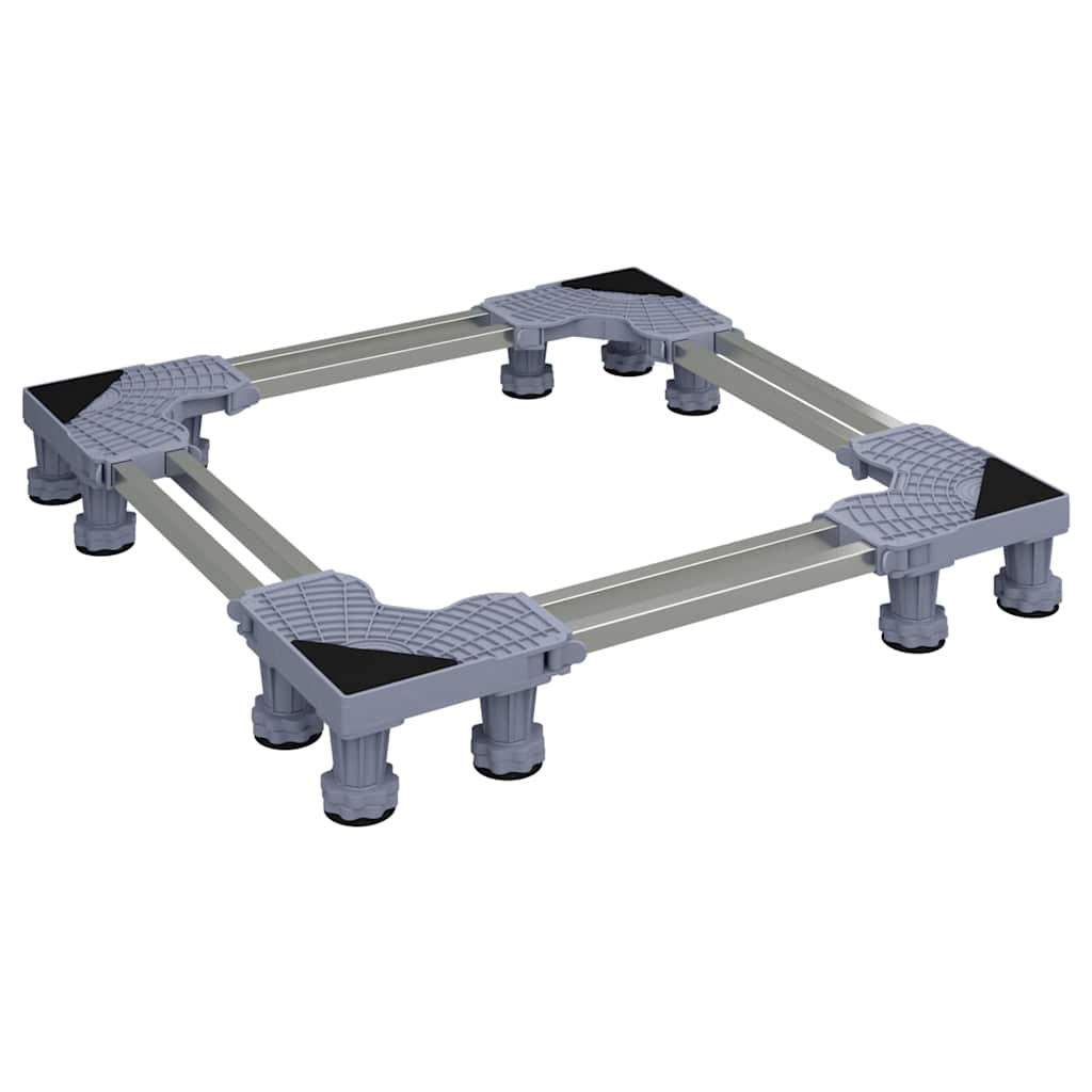 Vidaxx base para lavadora gris 67 x 67 x 12 cm acero inoxidable