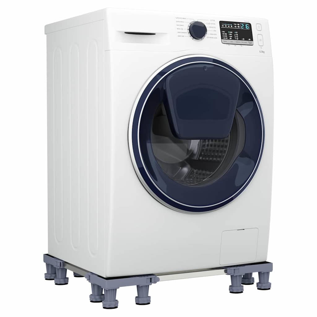 Vidaxx base para lavadora gris 67 x 67 x 12 cm acero inoxidable