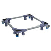 Vidaxl wasmachinebasis grijs 66 x 66 x 12 cm roestvrij staal