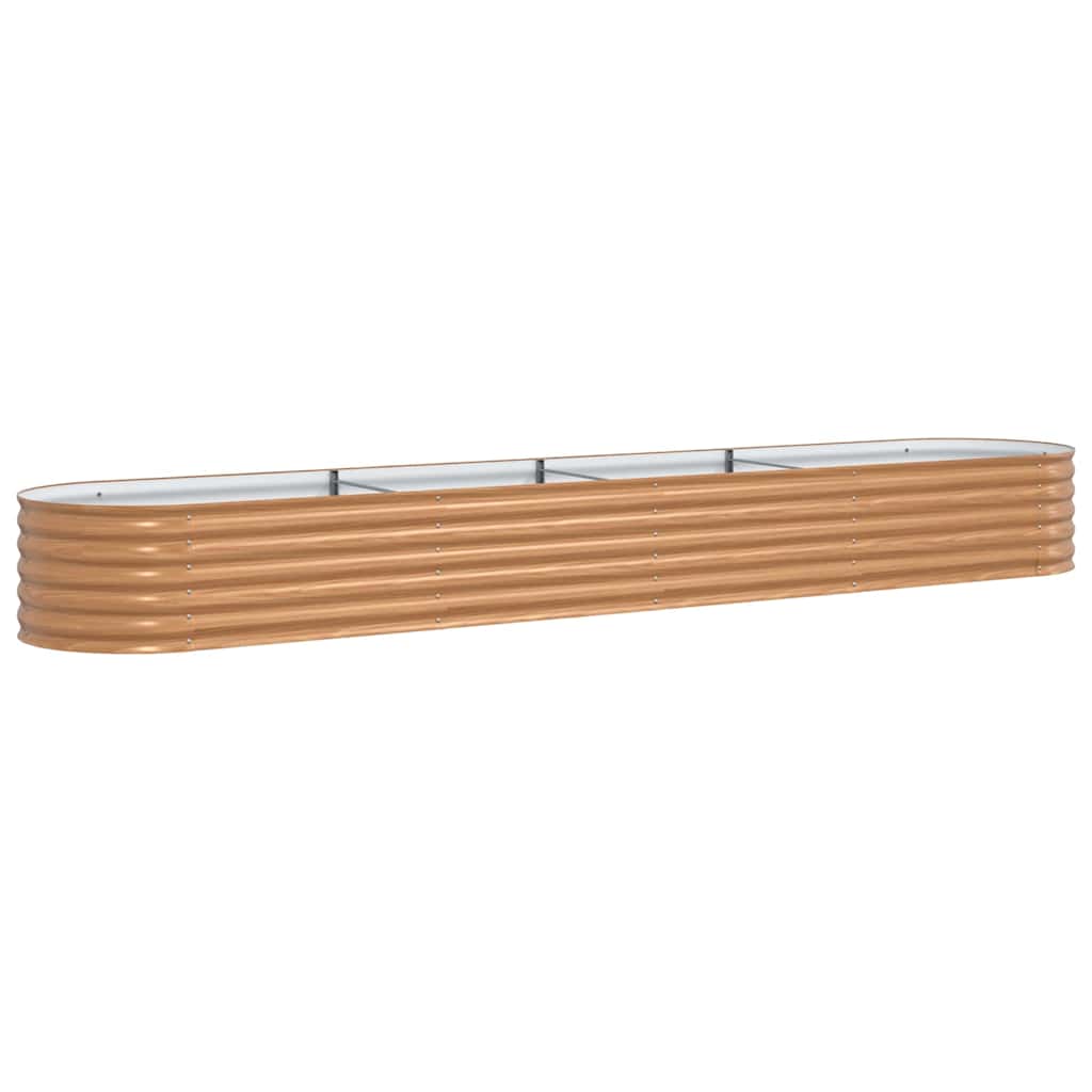 Vidaxx cama elevada marrón 400 x 80 x 44 cm acero