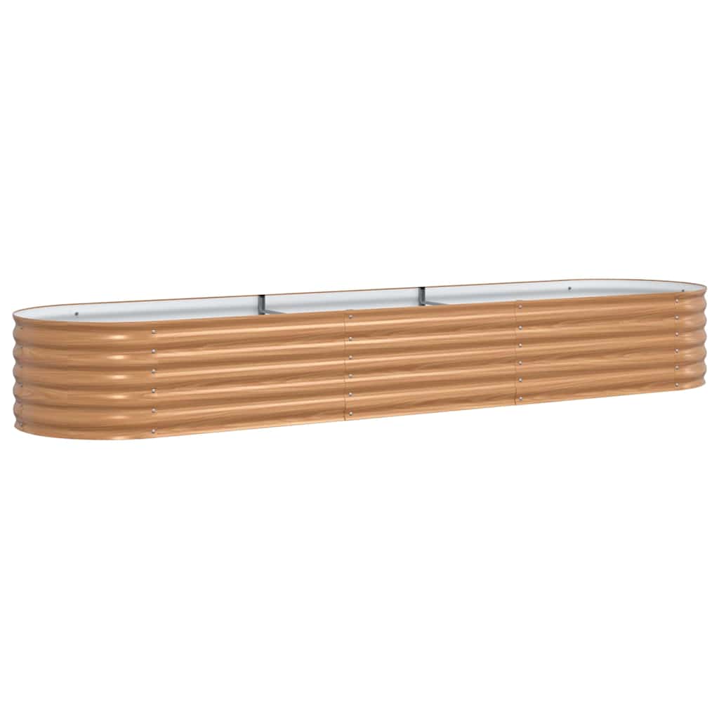 Vidaxx cama elevada marrón 320 x 80 x 44 cm acero