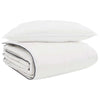Vidaxl winter dekbed met kussen 2 pcs wit donsveertjes