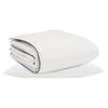Vidaxl edredón de invierno con almohada 2 piezas plumas blancas