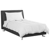 Vidaxl zomer dekbed met kussen 2 pcs wit donsveertjes