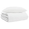 Vidaxl edredón de invierno con almohada 2 piezas plumas blancas