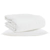 Vidaxl 2-in-1 dekbed met kussen 2 pcs wit donsveertjes