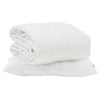 Vidaxl zomer dekbed met kussen 2 pcs wit microvezel