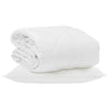 Vidaxl zomer dekbed met kussen 2 pcs wit microvezel