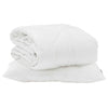 Vidaxl edredón de verano con almohada 2 piezas microfibra blanco