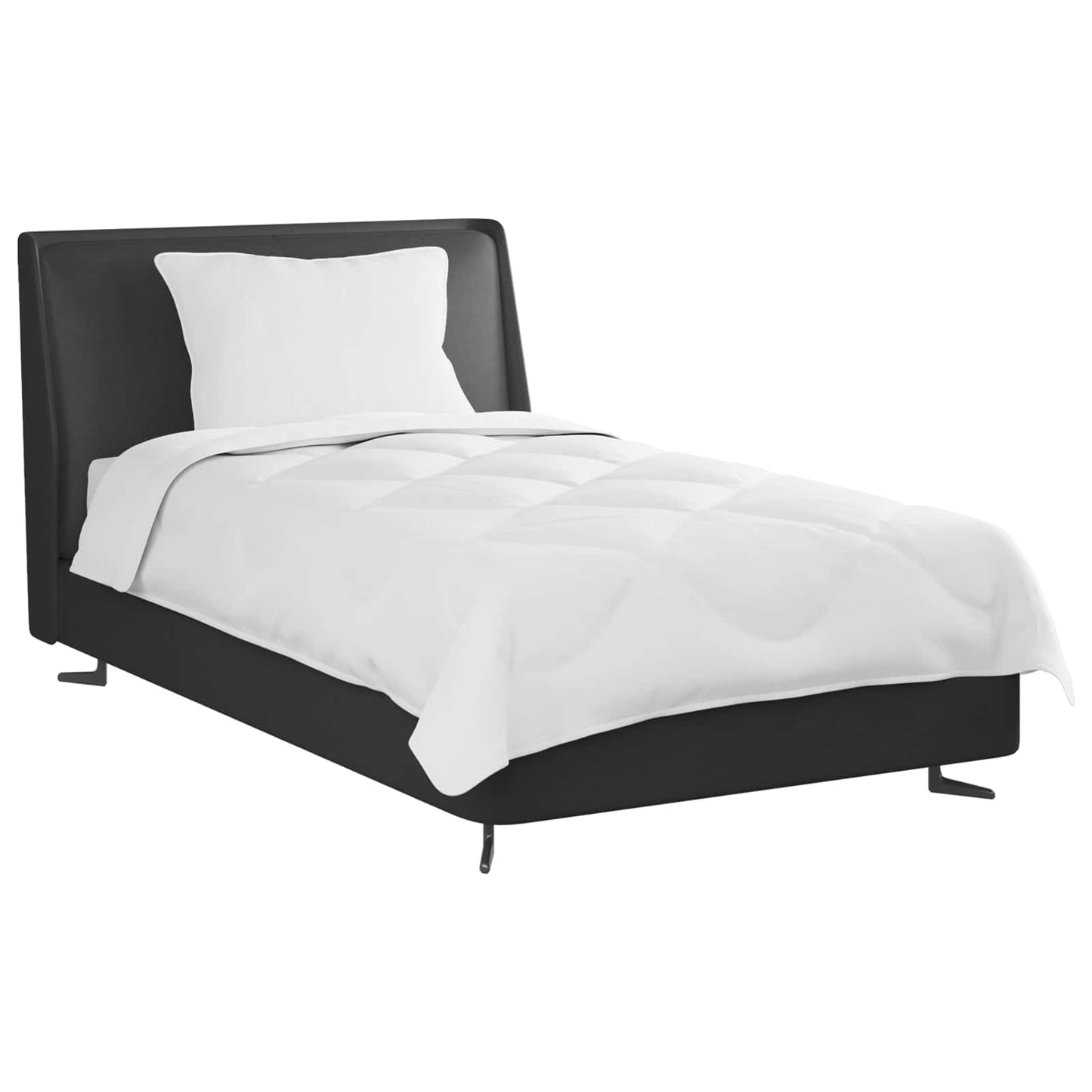 Vidaxxl el edredón nórdico para cada temporada con almohada 2 piezas microfibra blanco