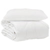 Vidaxx edredón con almohada 2 piezas microfibra blanco