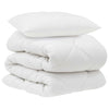 Vidaxx edredón con almohada 2 piezas microfibra blanco