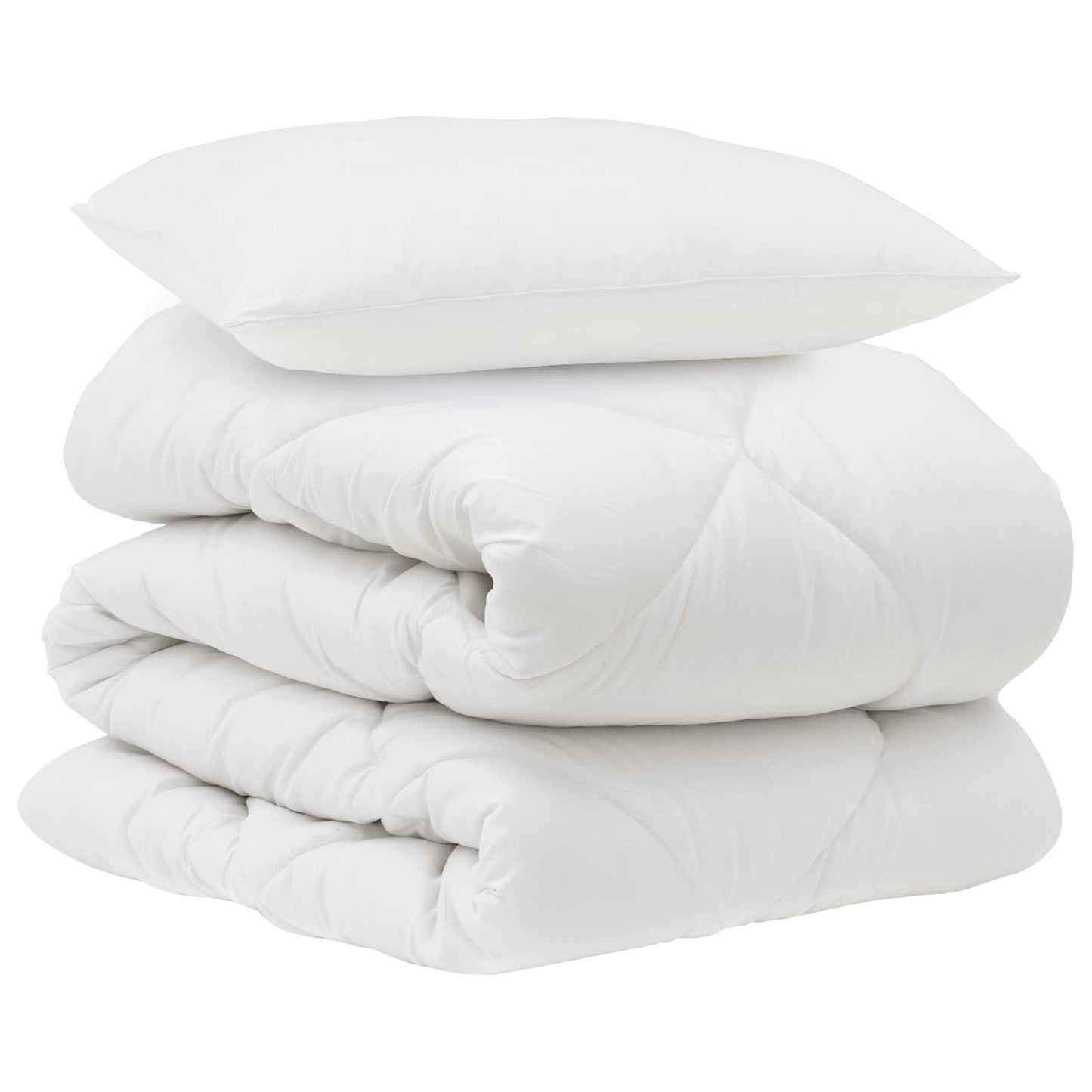 Vidaxx edredón con almohada 2 piezas microfibra blanco