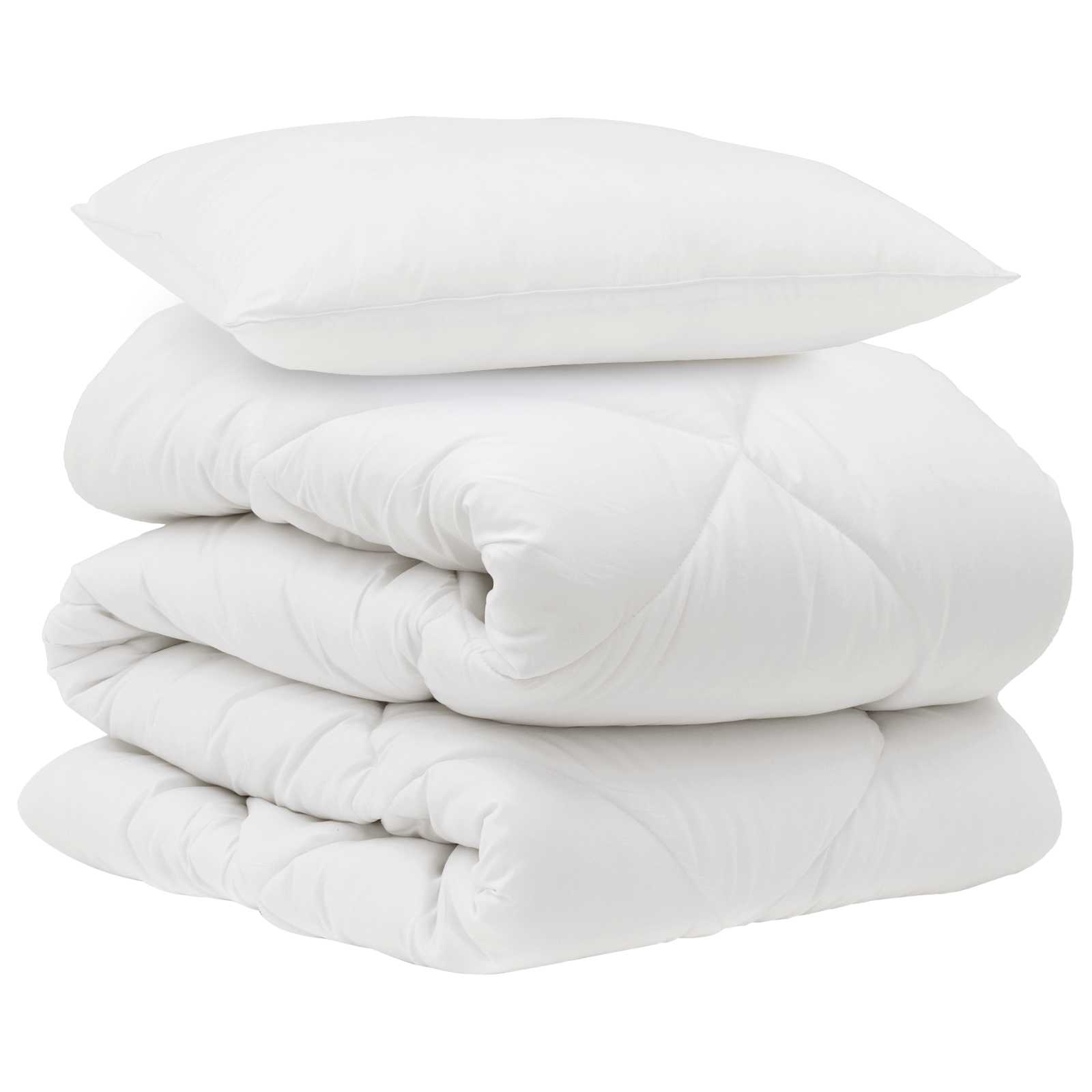 Vidaxx edredón con almohada 2 piezas microfibra blanco