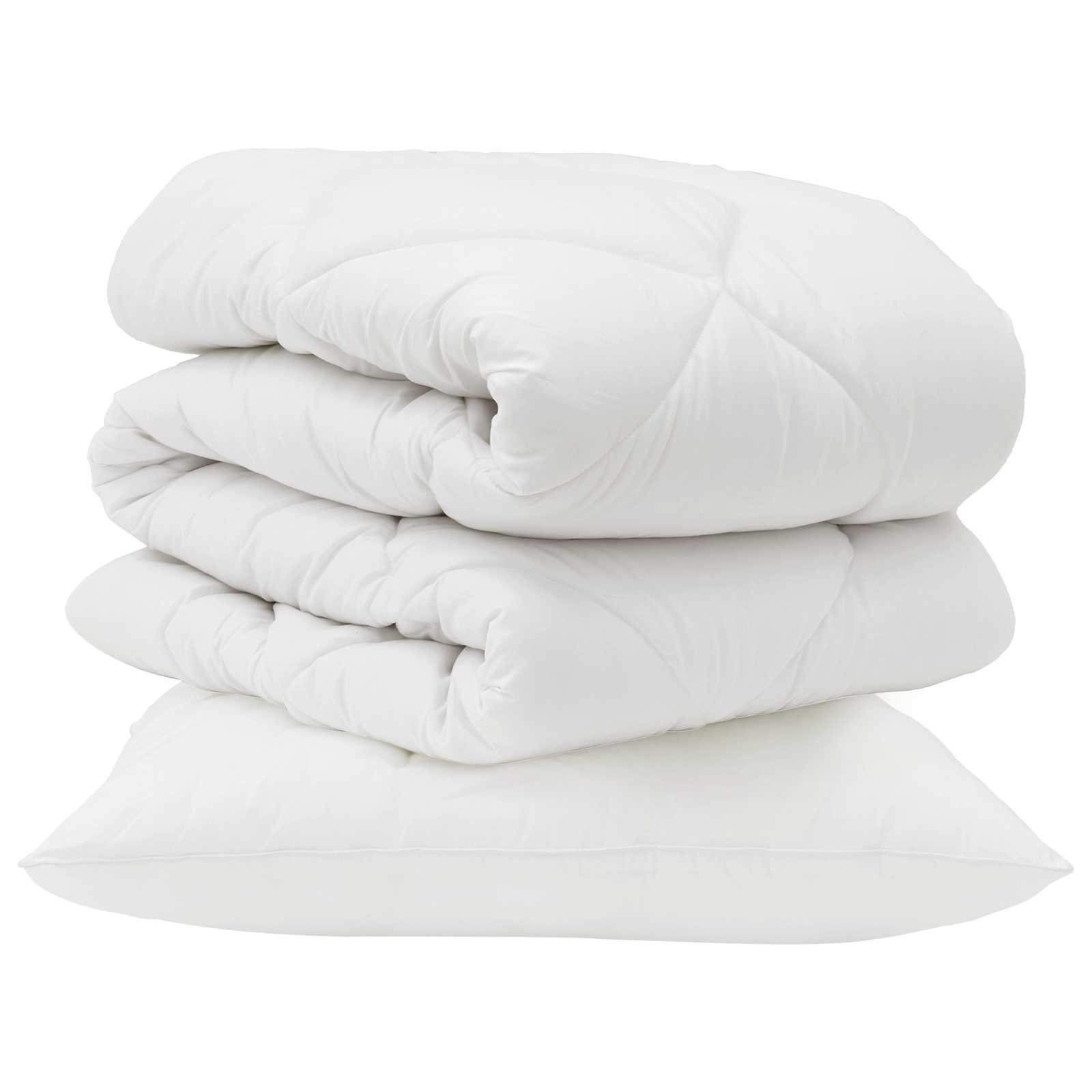 Vidaxx edredón con almohada 2 piezas microfibra blanco
