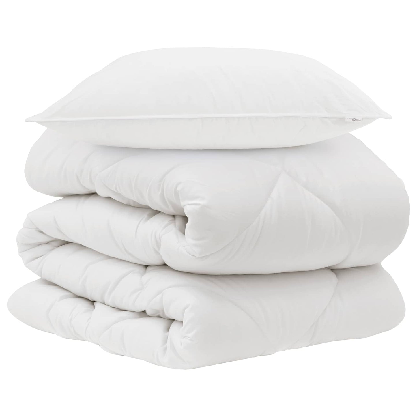 Vidaxx edredón con almohada 2 piezas microfibra blanco