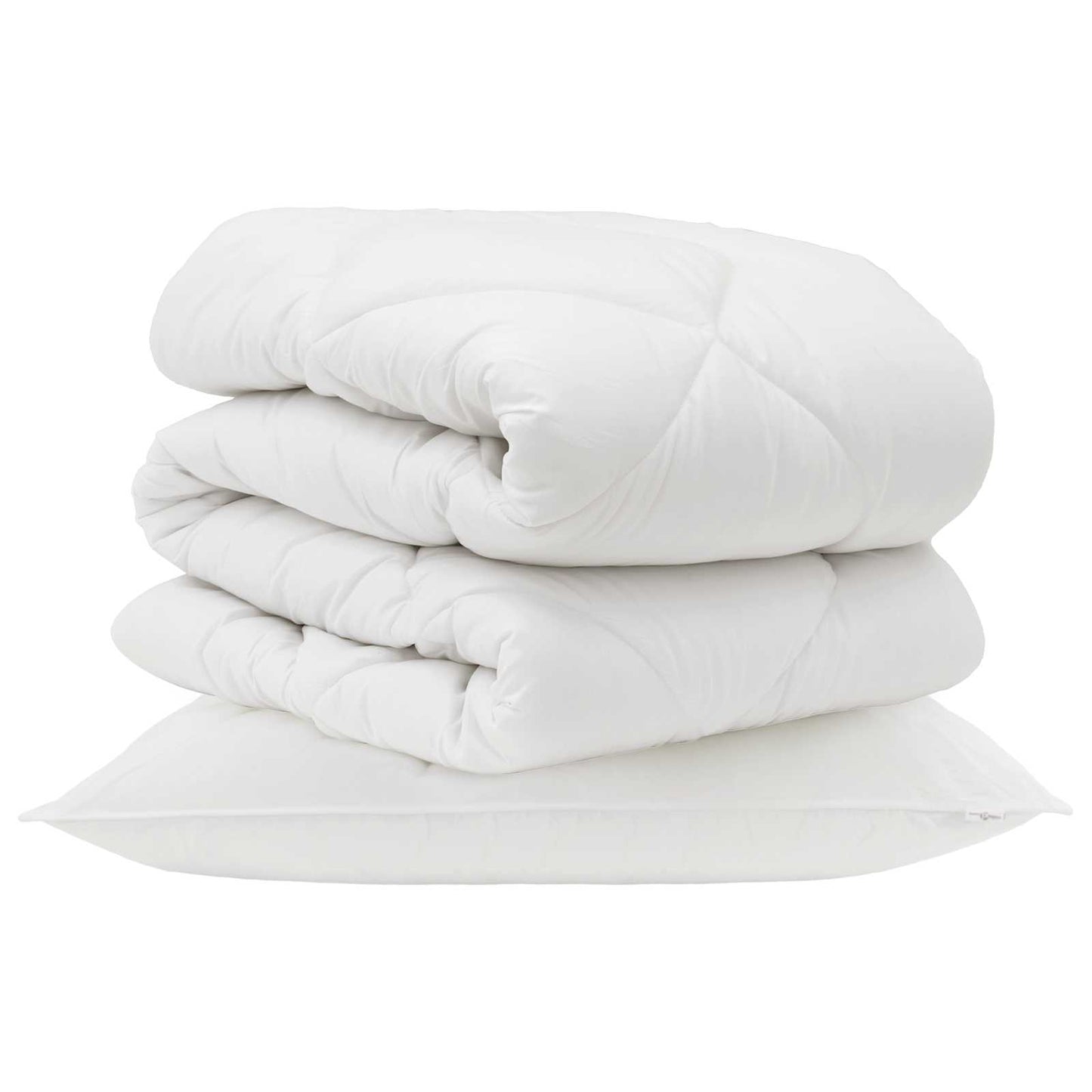 Vidaxx edredón con almohada 2 piezas microfibra blanco