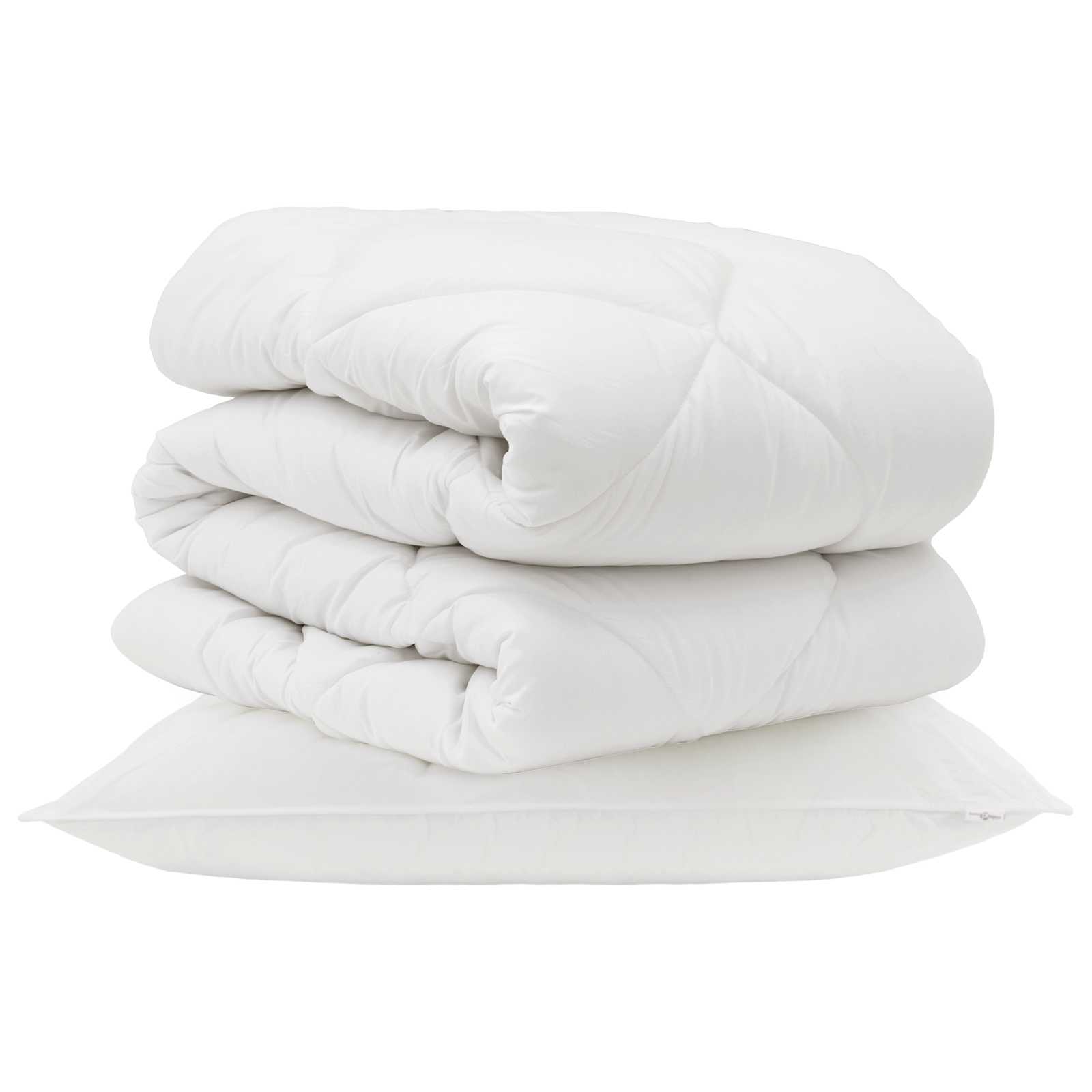 Vidaxx edredón con almohada 2 piezas microfibra blanco