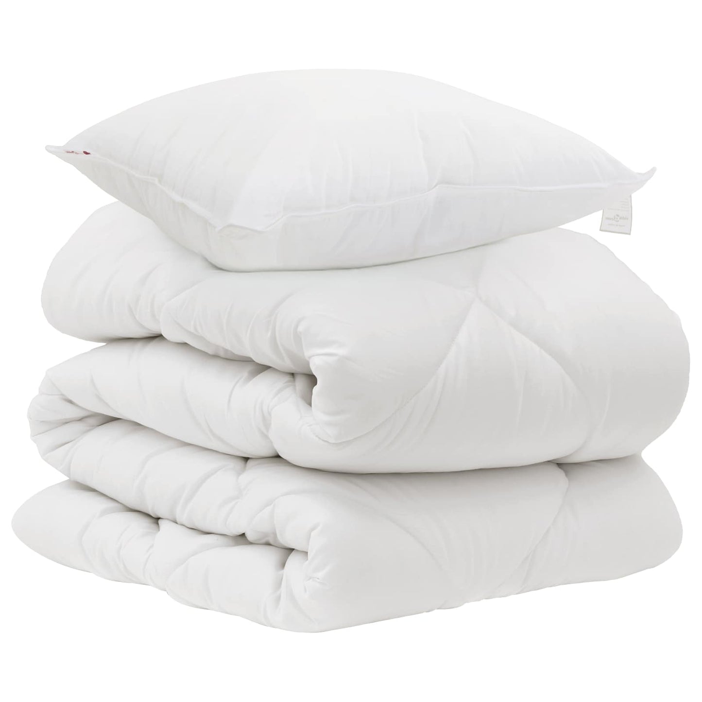 Vidaxx edredón con almohada 2 piezas microfibra blanco
