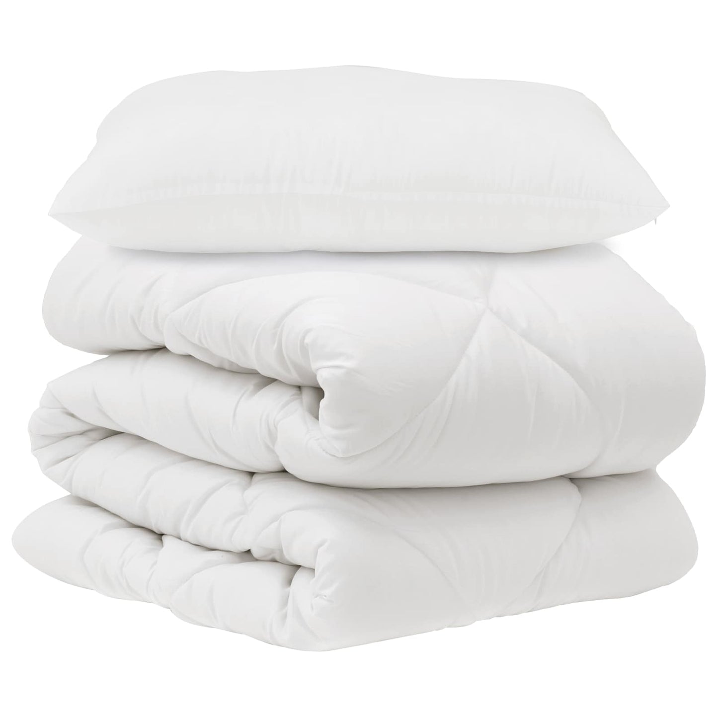 Vidaxx juego de funda nórdica con almohada 2 piezas microfibra blanco