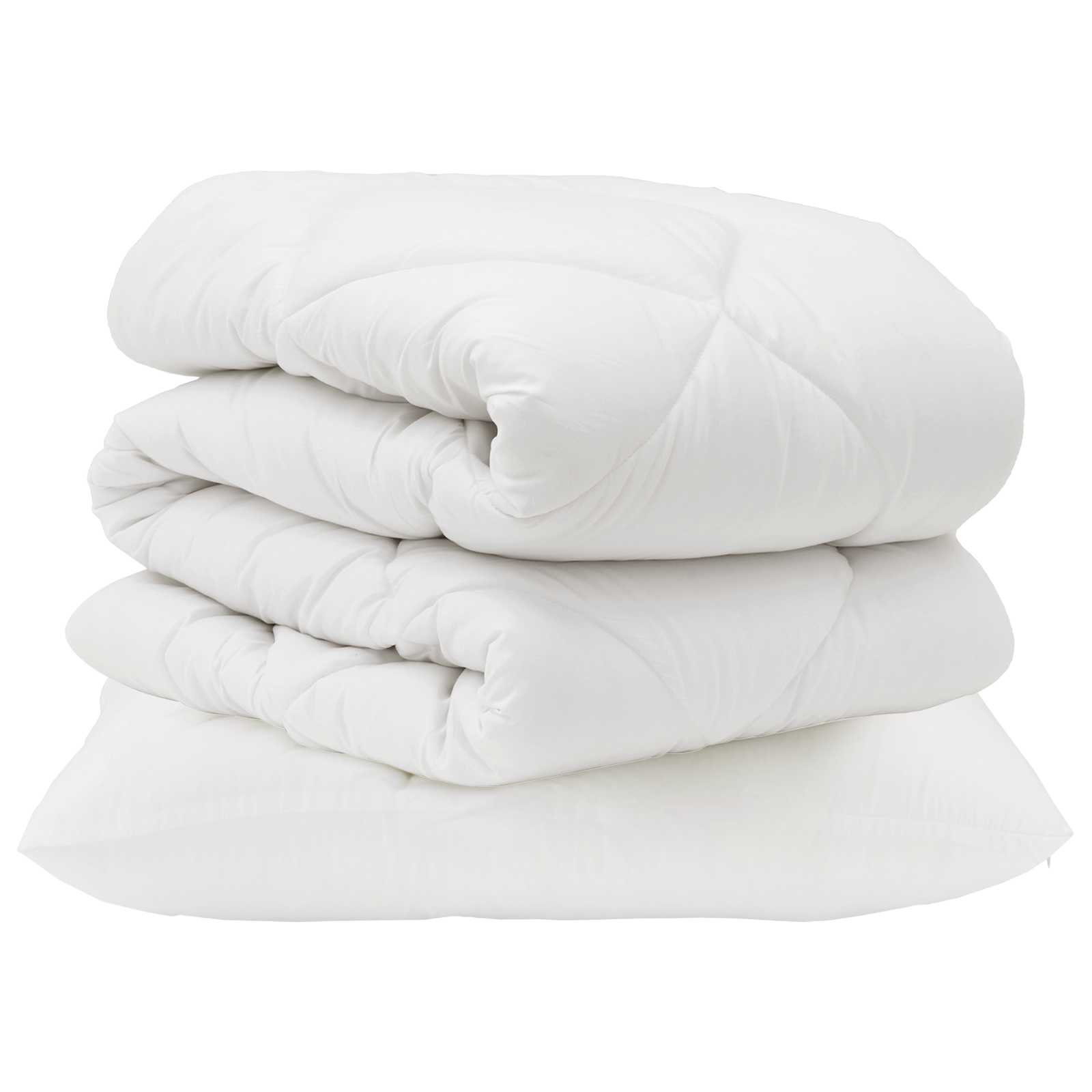 Vidaxx juego de funda nórdica con almohada 2 piezas microfibra blanco