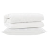 Vidaxl dekbed set met kussen 2 pcs wit microfibre