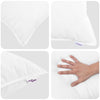 Vidaxl juego nórdico con almohada 3 piezas plumón blanco