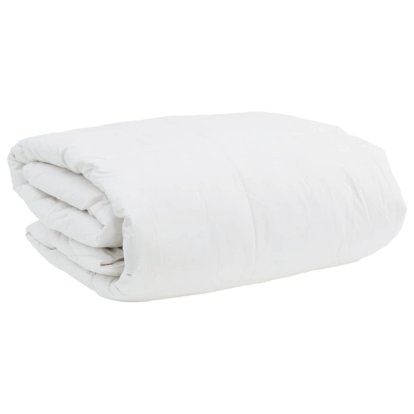 Vidaxl dekbed set met kussen 3 pcs wit donsveertjes