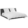 Vidaxl juego nórdico con almohada 3 piezas plumón blanco