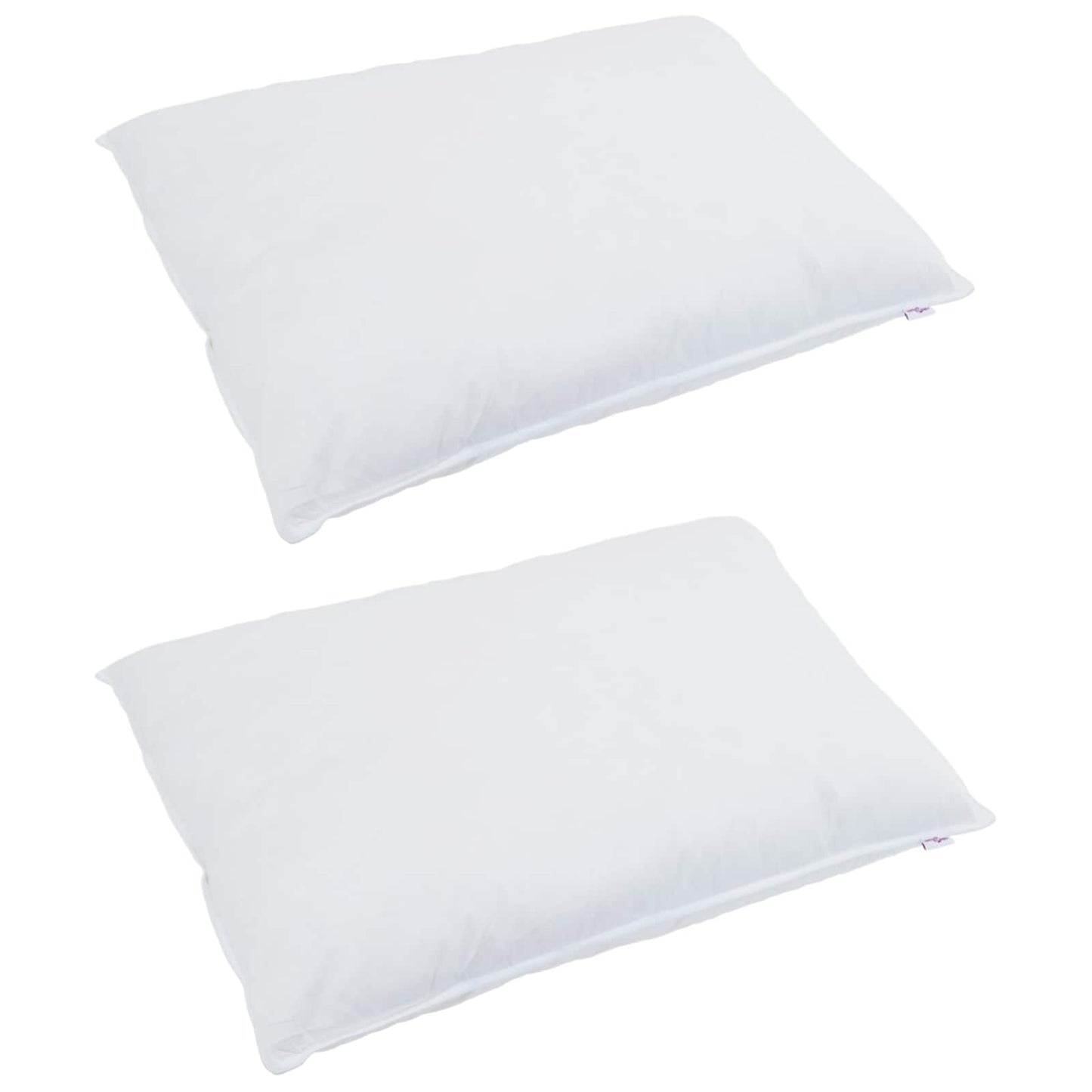 Vidaxl dekbed set met kussen 3 pcs wit donsveertjes