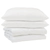 Vidaxl zomer dekbed met kussen 3 pcs wit microfibre