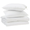 Vidaxl zomer dekbed met kussen 3 pcs wit microfibre