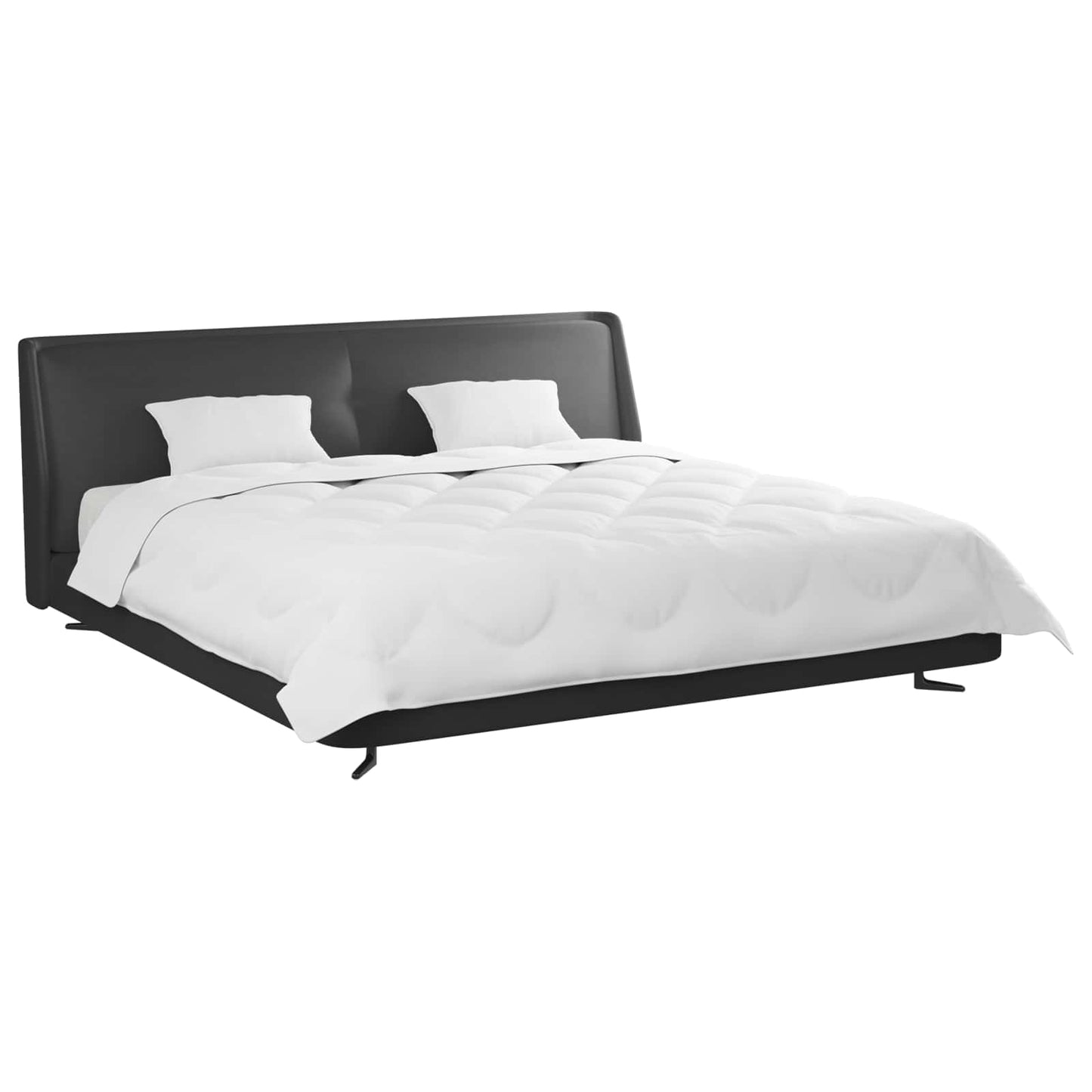 Vidaxl dekbed met kussen 3 pcs wit microfibre