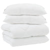 Vidaxl winter dekbed met kussen 3 pcs wit microvezel