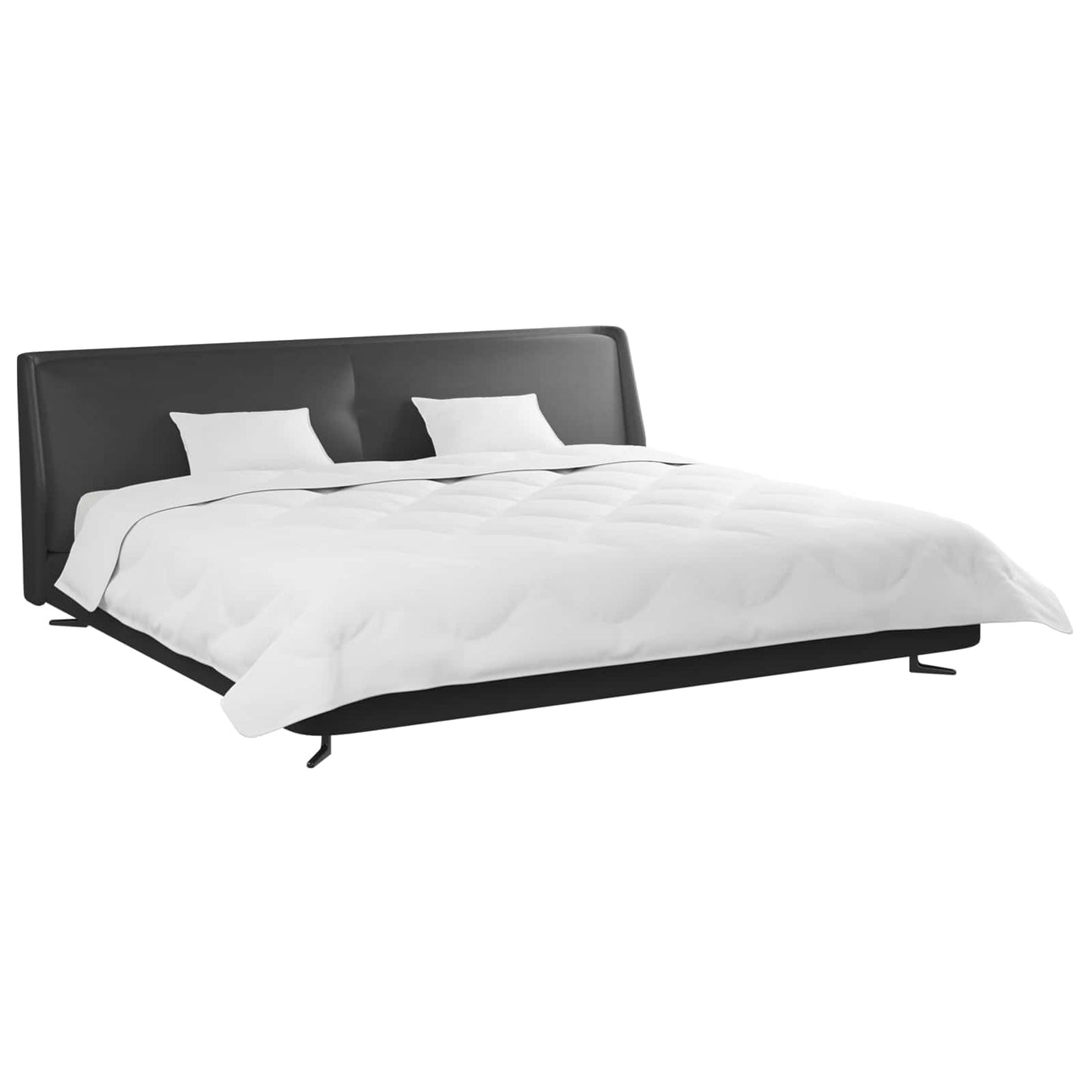 Vidaxl winter dekbed met kussen 3 pcs wit microvezel