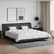 Vidaxl dekbed set met kussen 3 pcs wit microfiber en dons feather