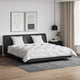 Vidaxl dekbed set met kussen 3 pcs wit microfiber en dons feather