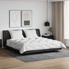 Vidaxl dekbed set met kussen 3 pcs wit microfiber en dons feather