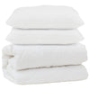 Vidaxl dekbed met kussen 3 pcs wit microfibre