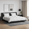 Vidaxl dekbed met kussen 3 pcs wit microfibre