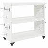 Vidaxl gereedschapswagen wit 75 x 35 x 73 cm koudgewalst staal