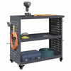 Vidaxl gereedschapswagen antraciet 75 x 35 x 73 cm koudgewalst staal