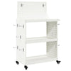 Vidaxl gereedschapswagen wit 65 x 35 x 111 cm koudgewalst staal