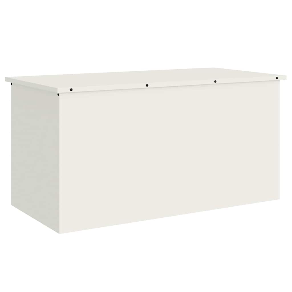 Vidaxl buitenopslagdoos wit 100 x 50,5 x 50 cm staal