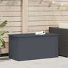 Vidaxx box portaoggetti da esterno antracite 100 x 50,5 x 50 cm in acciaio